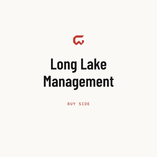 Buy side: Long Lake Management