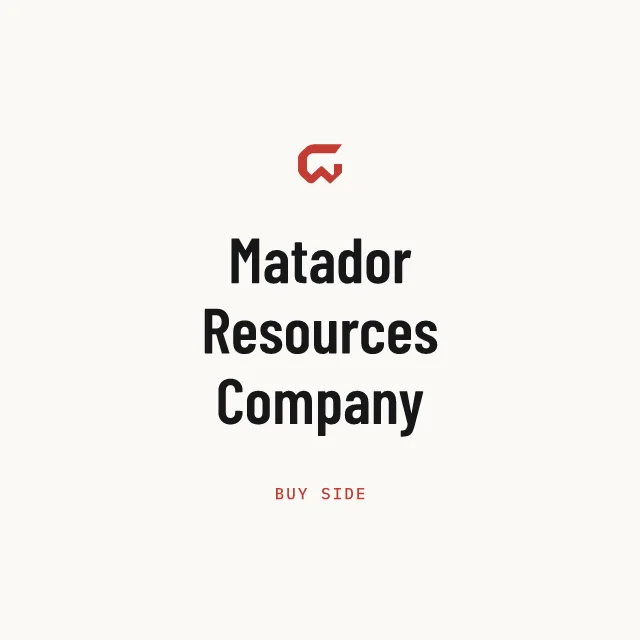 Buy side: Matador Resources Company