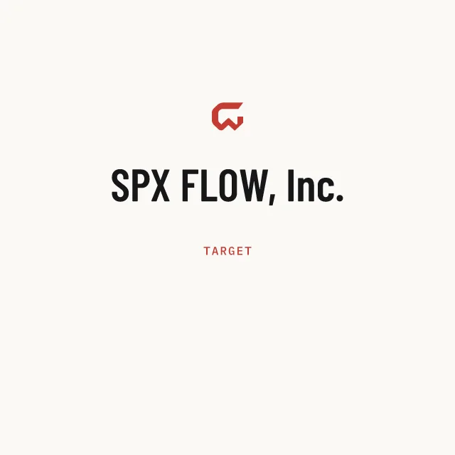 Target: SPX FLOW, Inc.