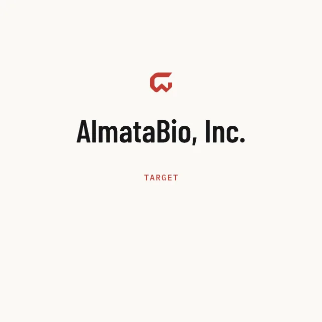 Target: AlmataBio, Inc.