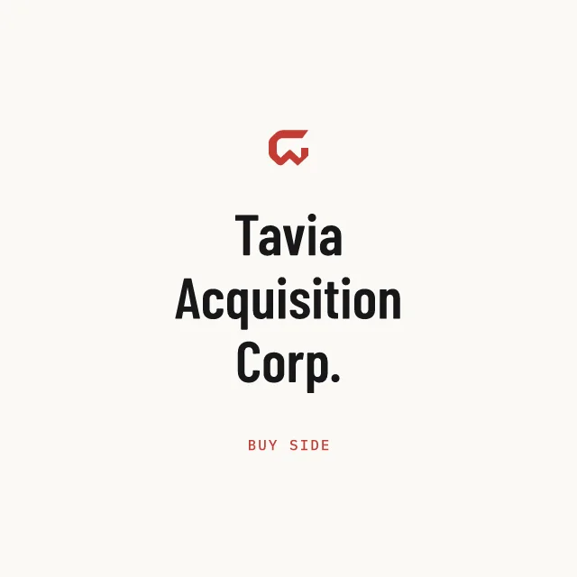 Buy side: Tavia Acquisition Corp.