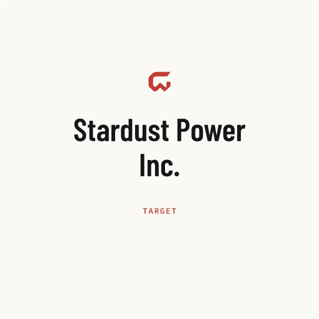 Target: Stardust Power Inc.