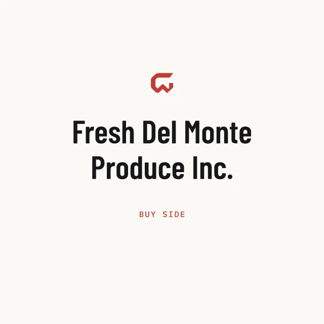 Buy side: Fresh Del Monte Produce Inc.