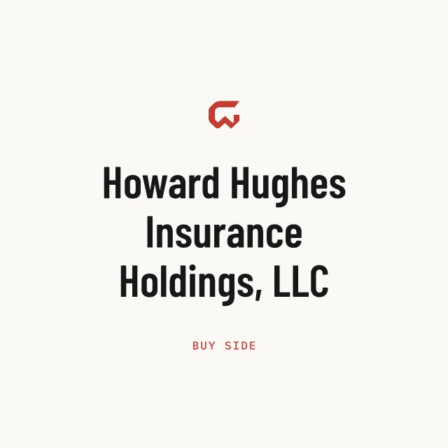 Buy side: Howard Hughes Insurance Holdings, LLC