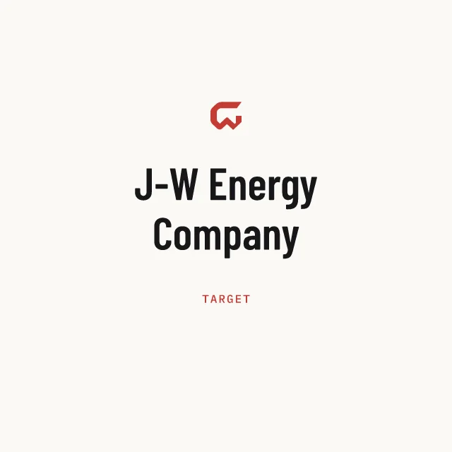 Target: J-W Energy Company
