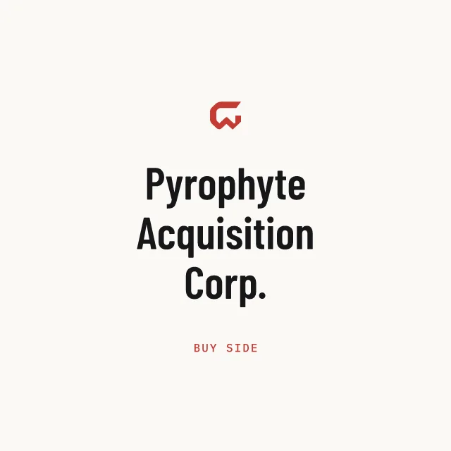 Buy side: Pyrophyte Acquisition Corp.