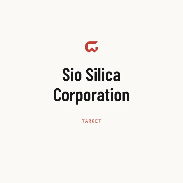 Target: Sio Silica Corporation