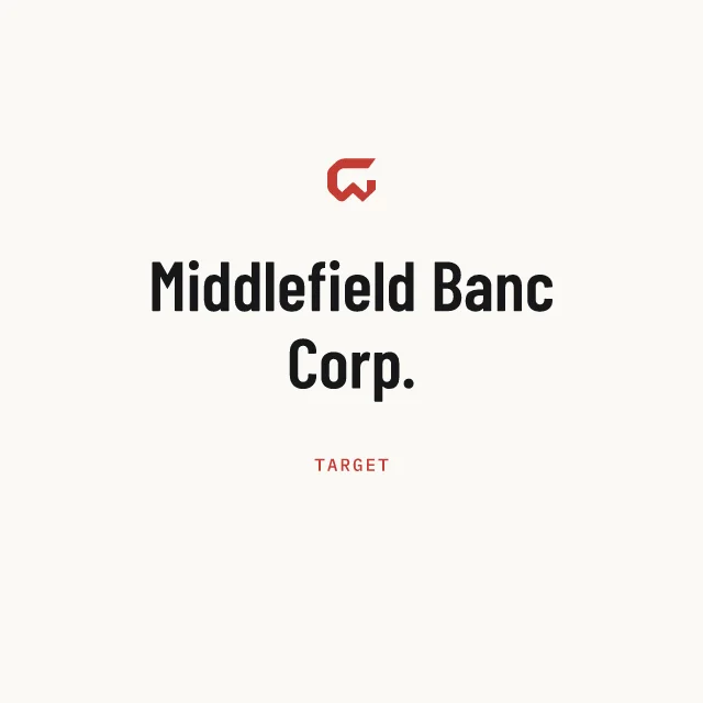 Target: Middlefield Banc Corp.