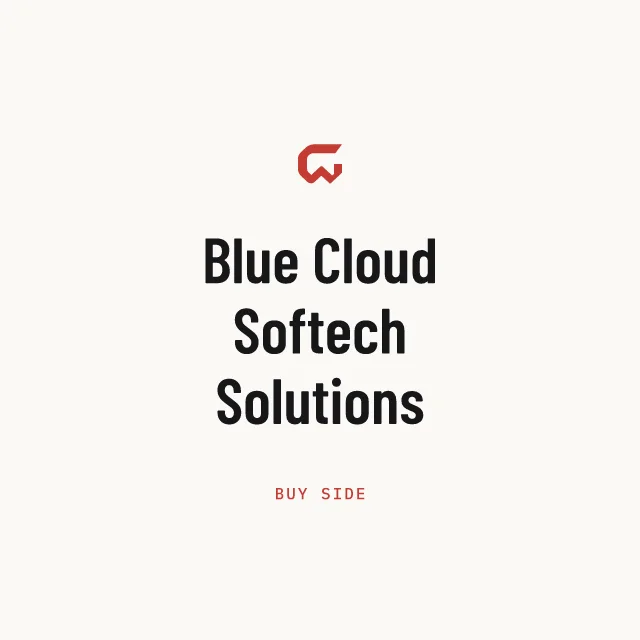 Buy side: Blue Cloud Softech Solutions