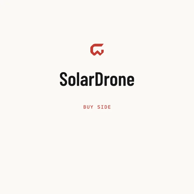 Buy side: SolarDrone