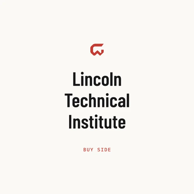 Buy side: Lincoln Technical Institute