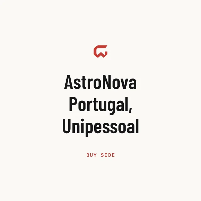 Buy side: AstroNova Portugal, Unipessoal