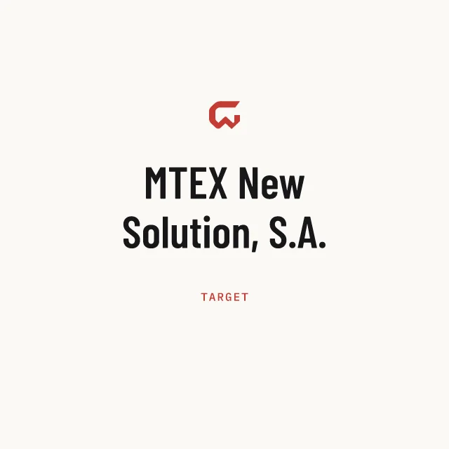 Target: MTEX New Solution, S.A.