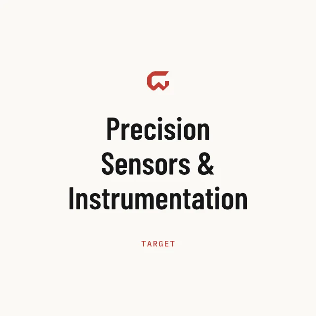 Target: Precision Sensors & Instrumentation