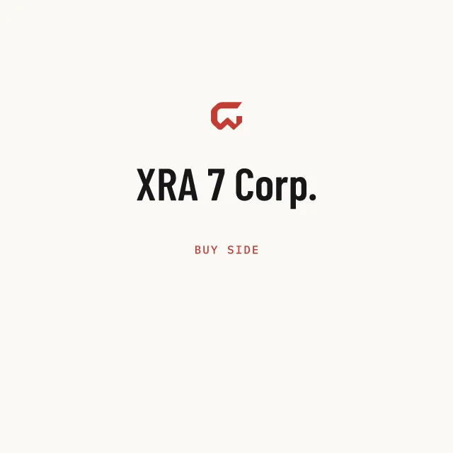 Buy side: XRA 7 Corp.