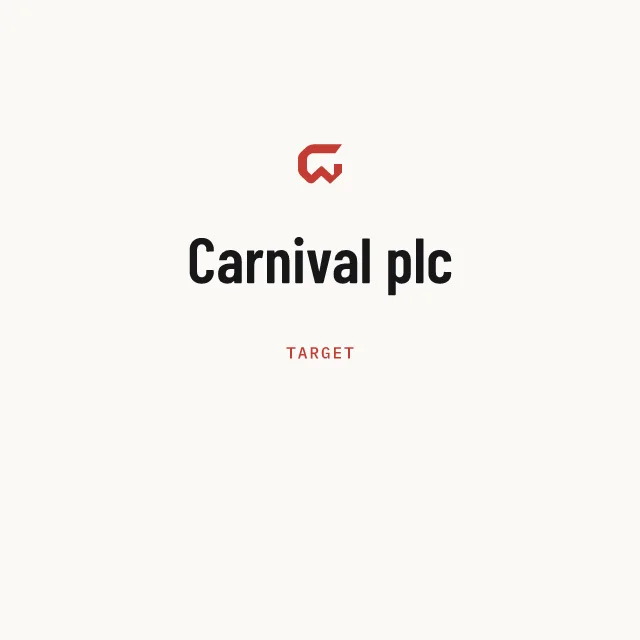 Target: Carnival plc