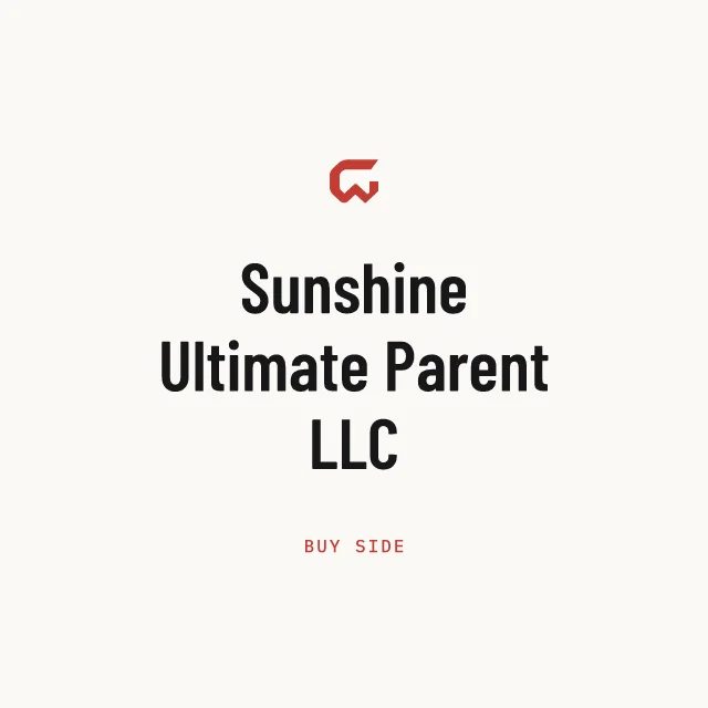 Buy side: Sunshine Ultimate Parent LLC