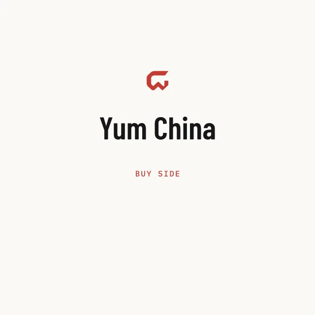 Buy side: Yum China