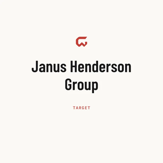 Target: Janus Henderson Group