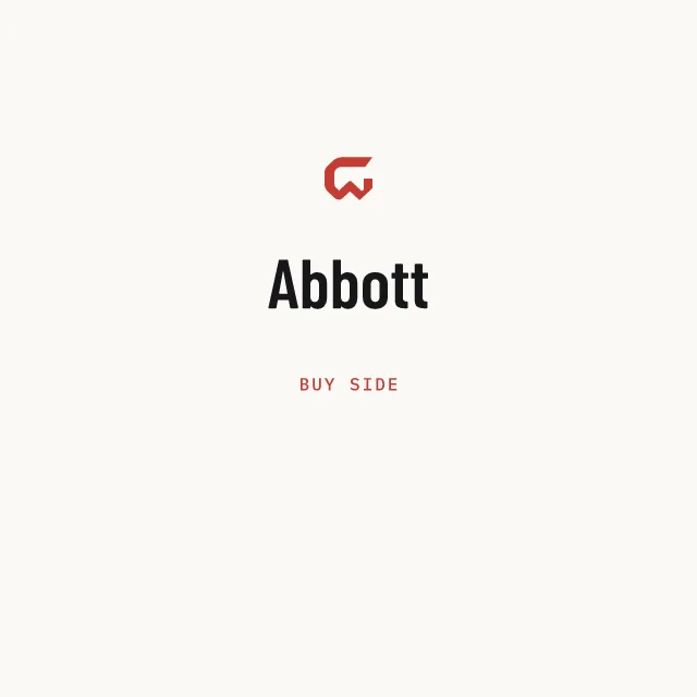 Buy side: Abbott