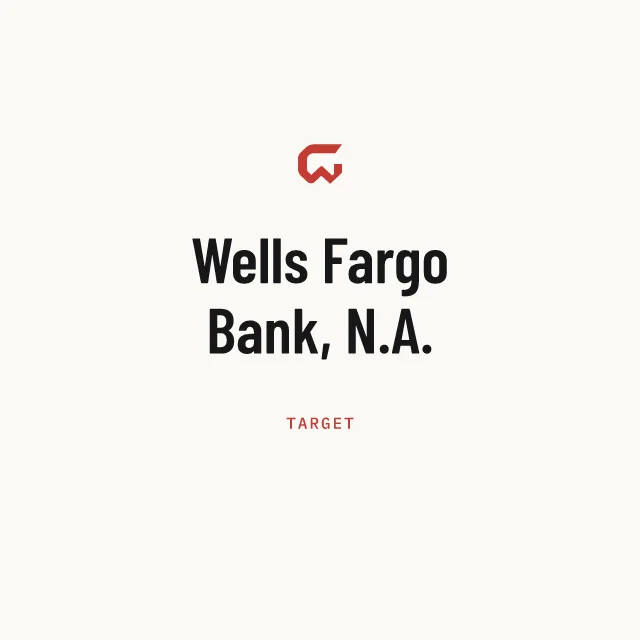 Target: Wells Fargo Bank, N.A.