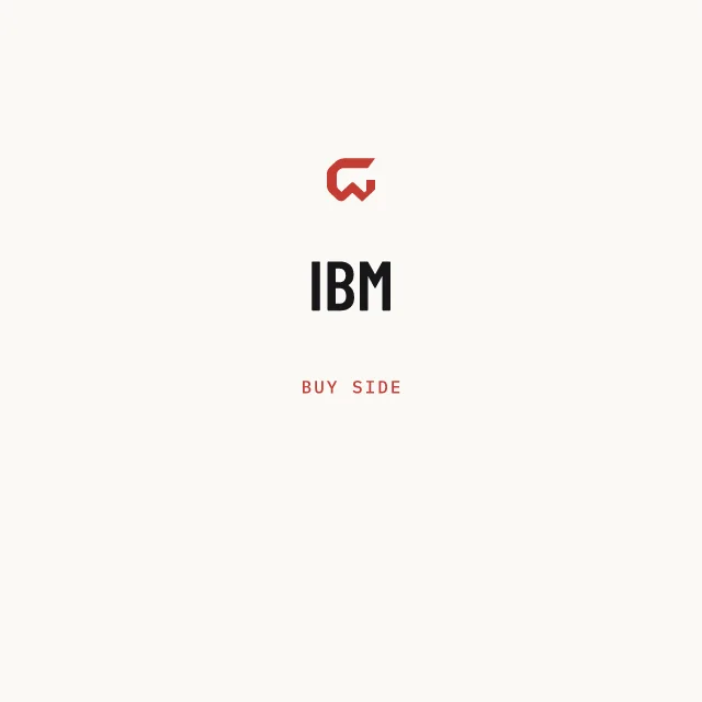 Buy side: IBM