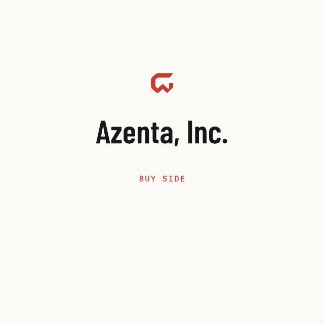 Buy side: Azenta, Inc.