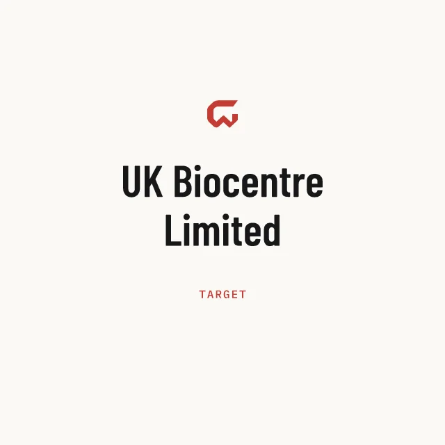 Target: UK Biocentre Limited