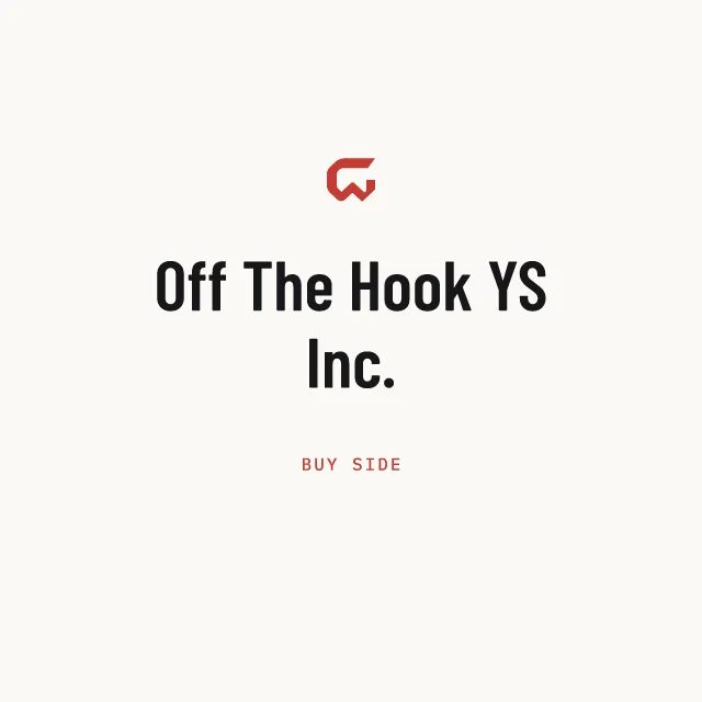 Buy side: Off The Hook YS Inc.