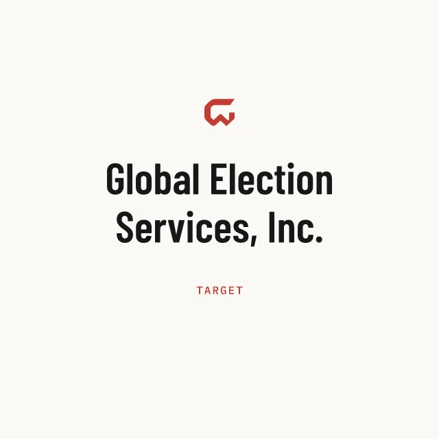 Target: Global Election Services, Inc.