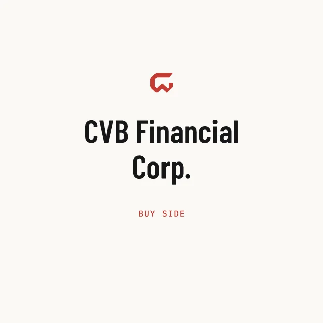 Buy side: CVB Financial Corp.