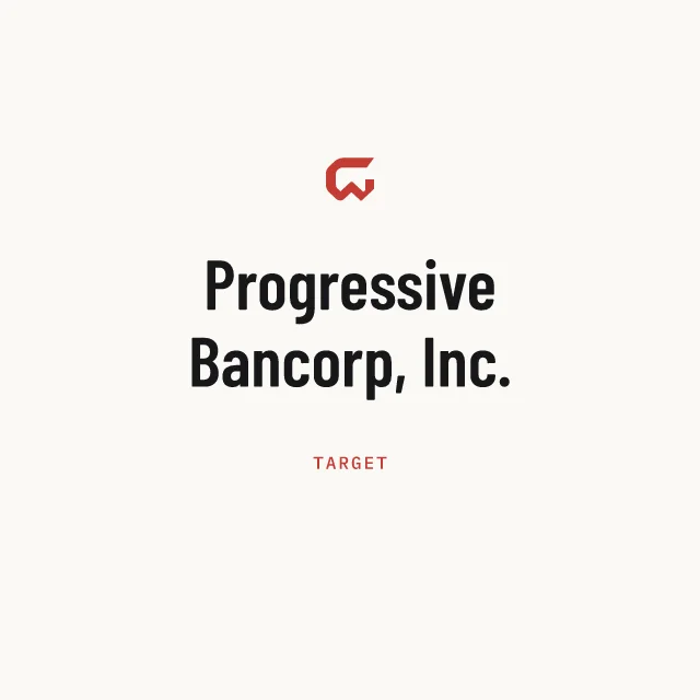 Target: Progressive Bancorp, Inc.