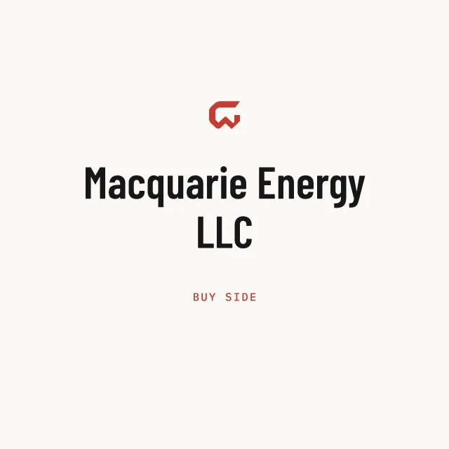 Buy side: Macquarie Energy LLC