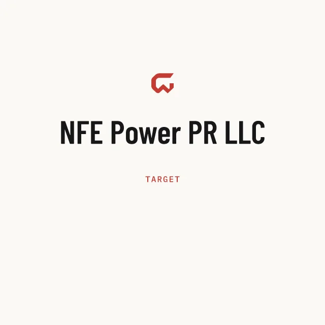 Target: NFE Power PR LLC