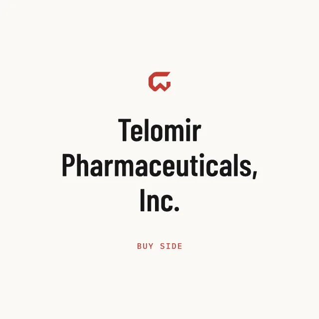Buy side: Telomir Pharmaceuticals, Inc.