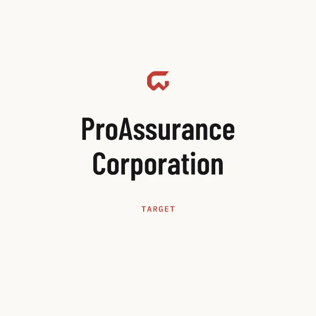 Target: ProAssurance Corporation