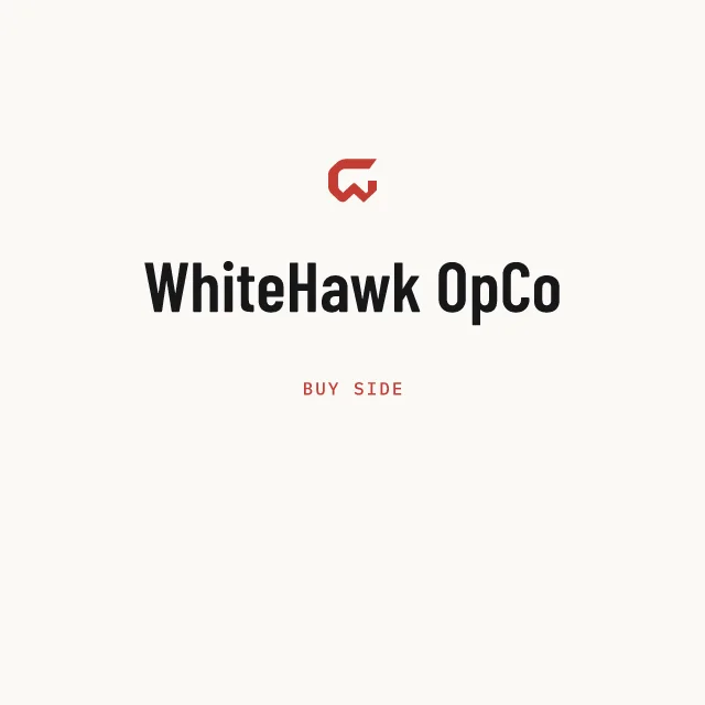 Buy side: WhiteHawk OpCo