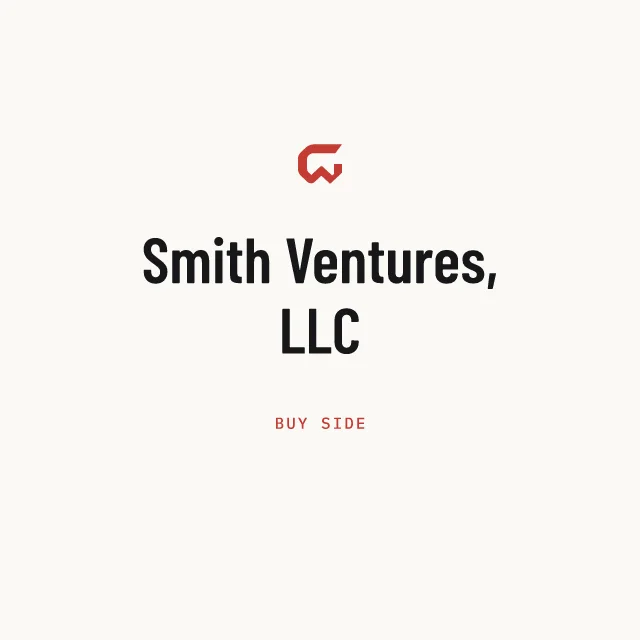 Buy side: Smith Ventures, LLC