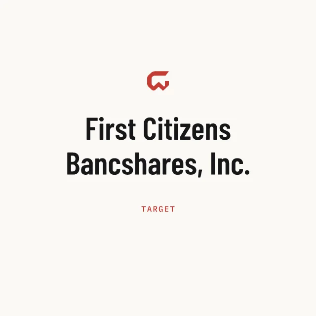 Target: First Citizens Bancshares, Inc.
