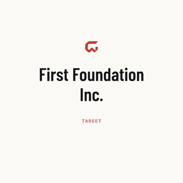 Target: First Foundation Inc.