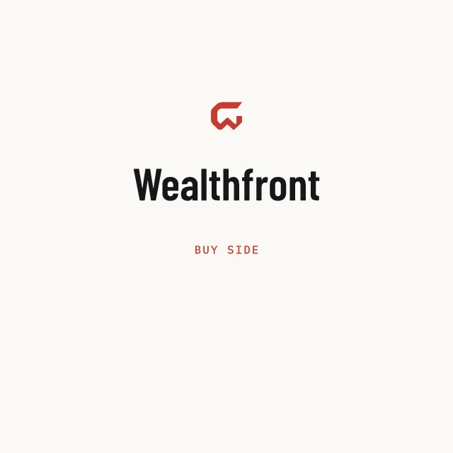 Buy side: Wealthfront