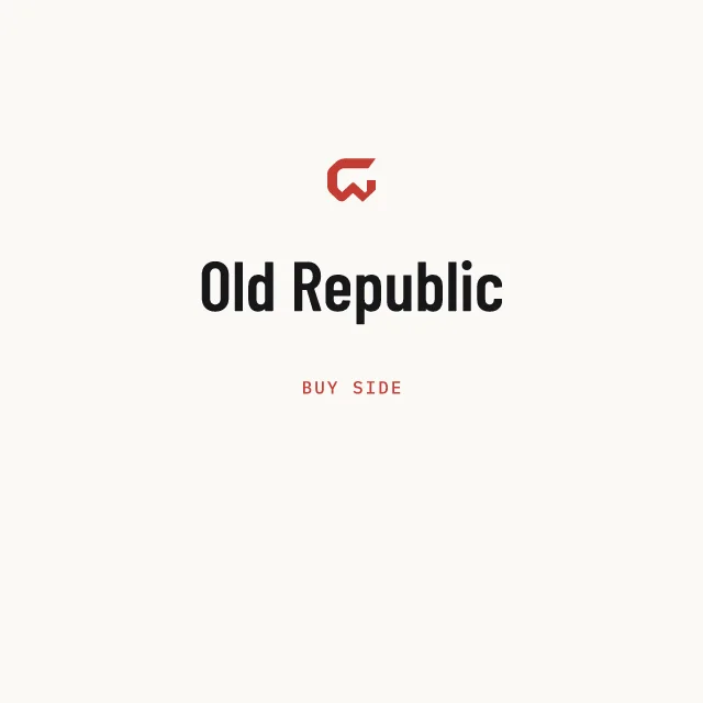 Buy side: Old Republic