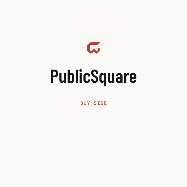 Buy side: PublicSquare