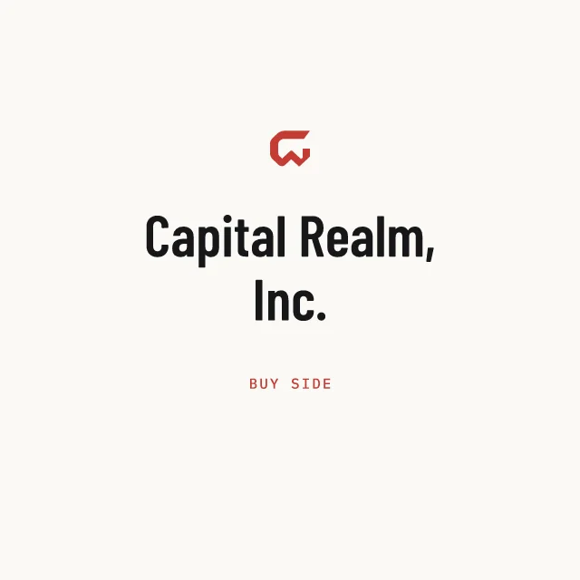 Buy side: Capital Realm, Inc.