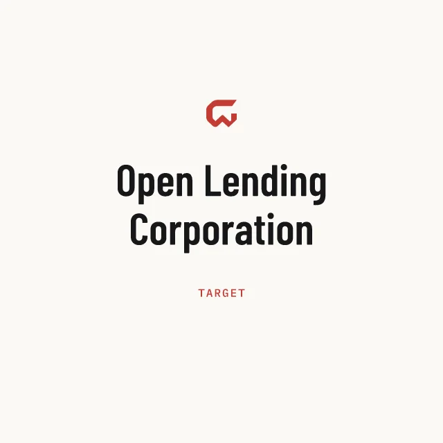 Target: Open Lending Corporation