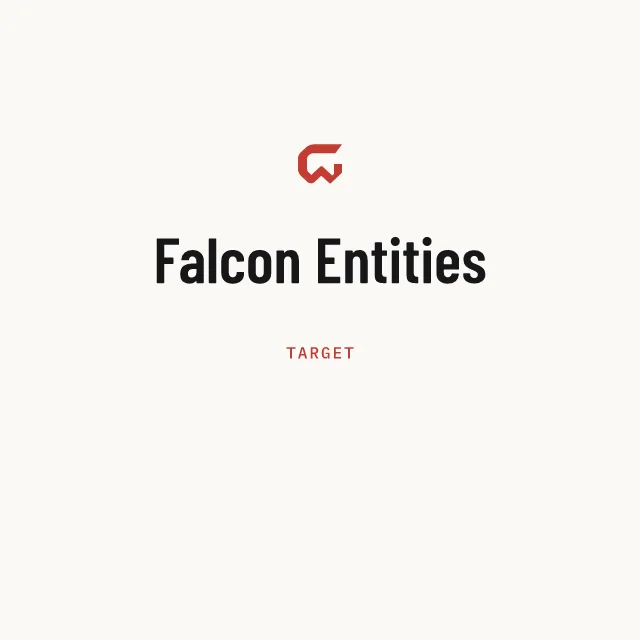Target: Falcon Entities