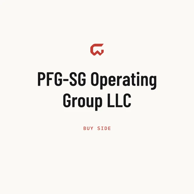 Buy side: PFG-SG Operating Group LLC