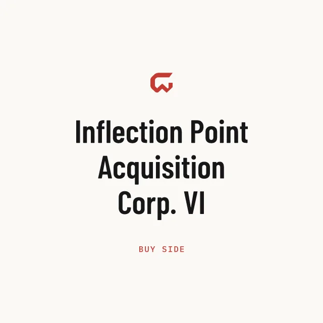 Buy side: Inflection Point Acquisition Corp. VI