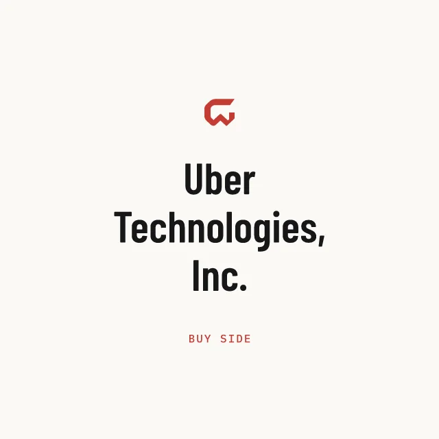 Buy side: Uber Technologies, Inc.