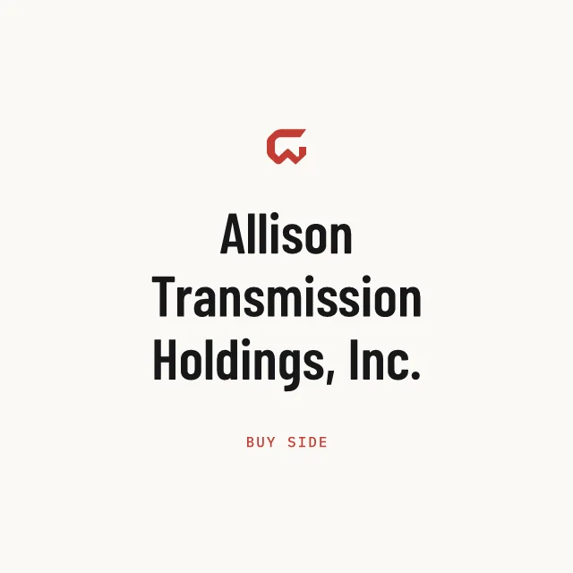 Buy side: Allison Transmission Holdings, Inc.